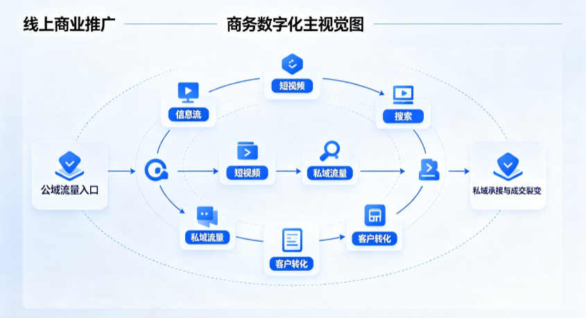 英山县线上商业推广怎么做？全域流量闭环搭建与低成本转化实战指南